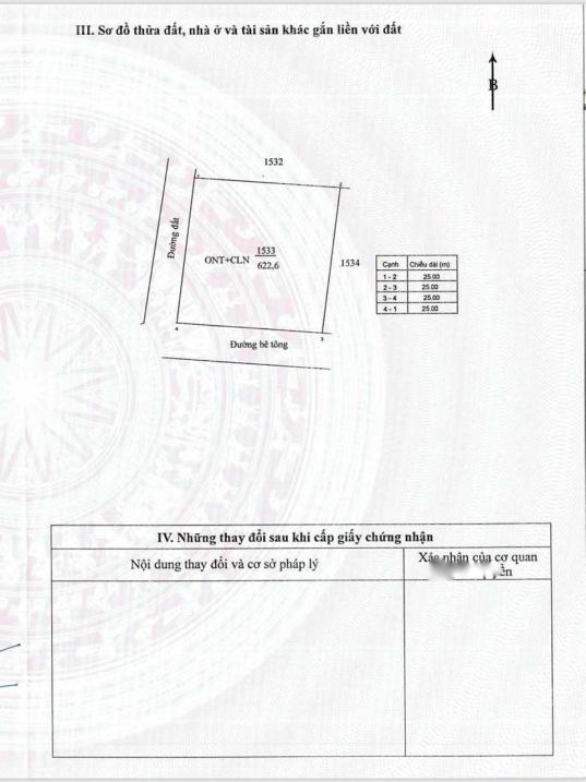 Cần bán nền đất 622 m2 tại Xã Ea Bar - Buôn Đôn - Đắk Lắk, giá 1,95 tỷ