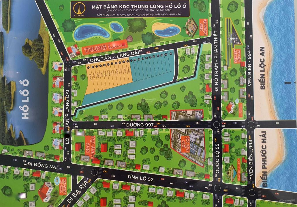 Sở hữu đất nền 166 m2 tại Xã Phước Long Thọ - Đất Đỏ - Bà Rịa Vũng Tàu, giá 900 triệu