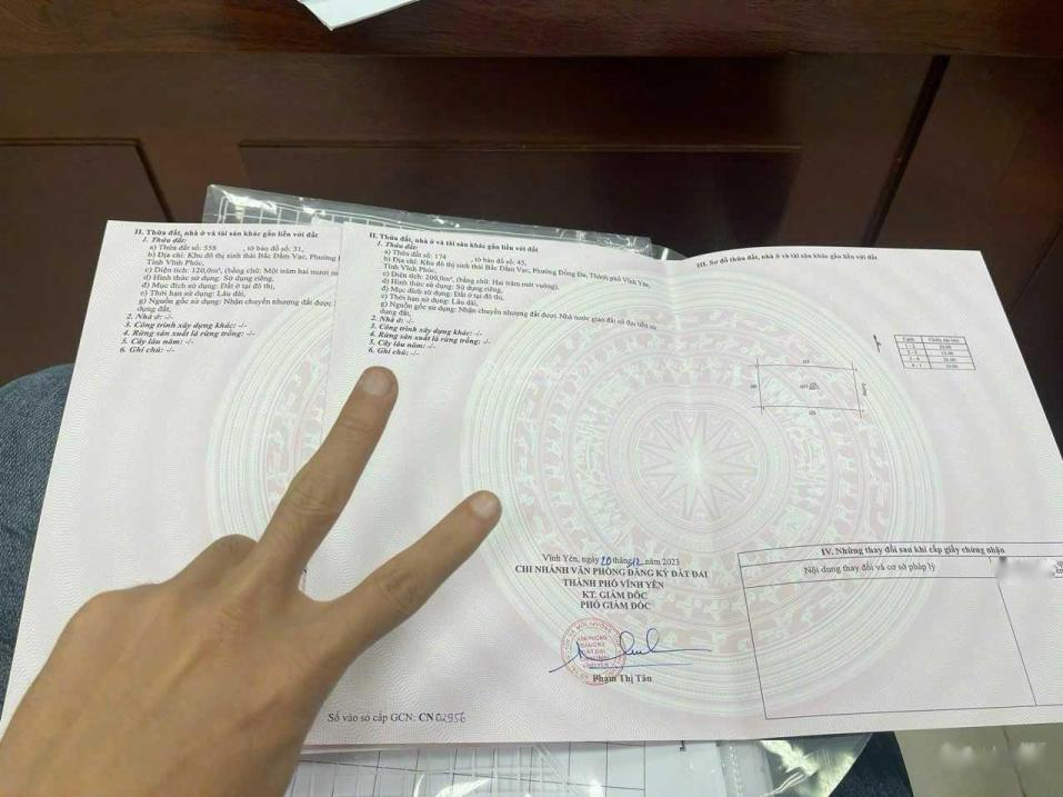 Chuyển nhượng đất nền dự án 200 m2, mặt tiền 10m tại Vĩnh Yên - Vĩnh Phúc, giá 7,4 tỷ - Ảnh 1