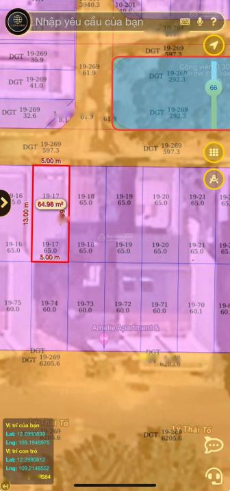 Cần bán nhà đất 2 tầng, 65 m2, mặt tiền 5m, hướng Bắc tại Phường Vĩnh Hòa - Nha Trang, giá 2,7 tỷ