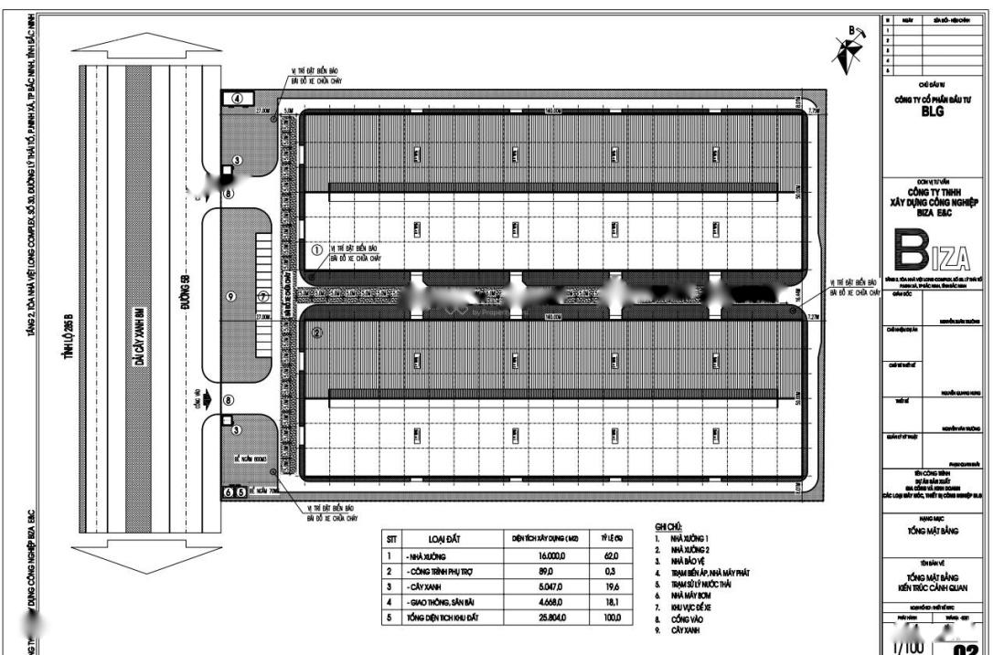 Cho thuê nhà xưởng KCN Quế Võ 3