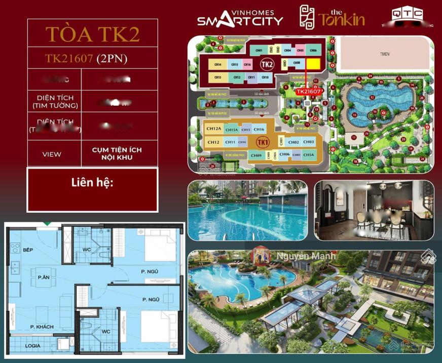 Cần bán căn hộ 2 phòng ngủ, 66 m2, giá 3,7 tỷ tại Quận Nam Từ Liêm - Hà Nội - Ảnh 1