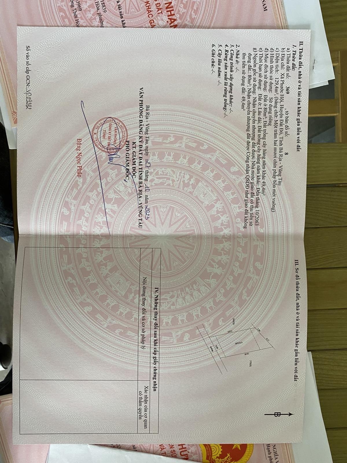 Sở hữu đất 150 m2 tại Xã Lộc An - Đất Đỏ - Bà Rịa Vũng Tàu, giá 668 tr - Ảnh 1