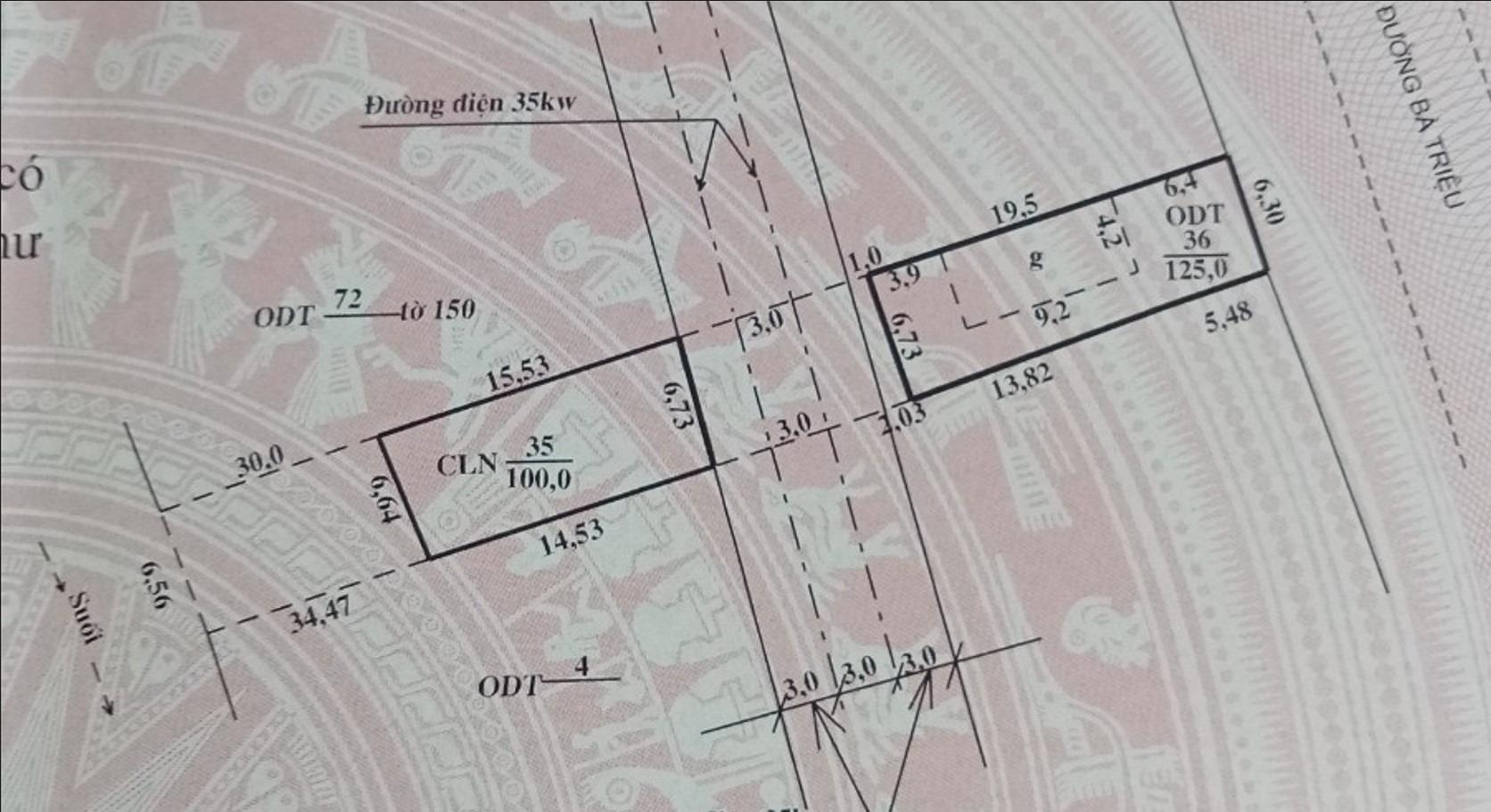 Bán gấp nhà mặt phố đẹp 480 m2, hướng Đông tại Phố Bà Triệu - Bắc Sơn - Bỉm Sơn, giá tốt