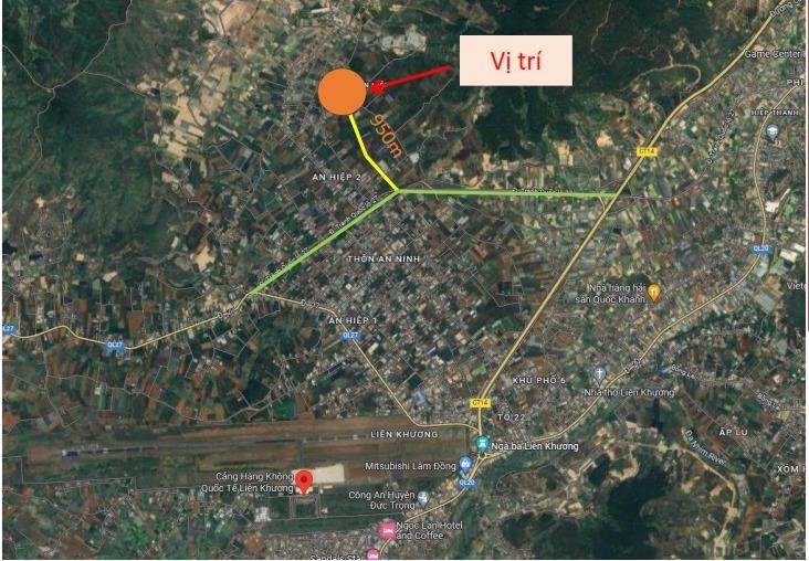 Cần bán nhanh đất dự án 500 m2 tại Xã Liên Hiệp - Đức Trọng - Lâm Đồng, giá rẻ - Ảnh 1