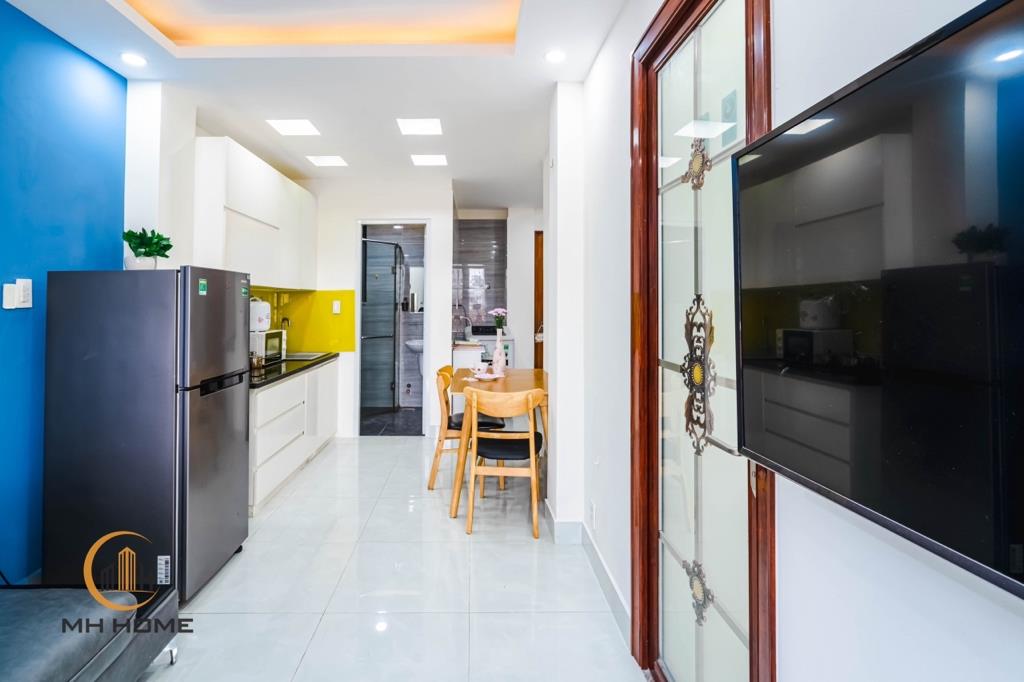 Cho thuê căn hộ dịch vụ tiện nghi, thoáng mát gần sân bay Tân Sơn Sơn Nhất- Tân Bình