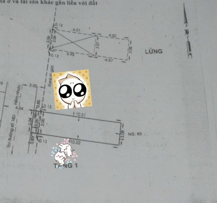 Bán nhanh căn nhà đẹp 31 m2, hướng Tây-Bắc tại Đường Số 18D - Bình Hưng Hòa A - Bình Tân, giá rẻ