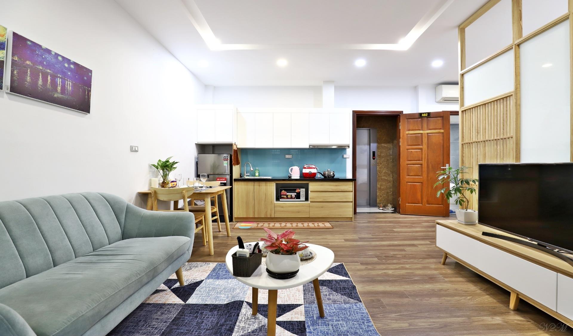 Cho thuê CHDV 1N số 81 Linh Lang diện tích 65m2 giá từ 650$/tháng gần TTTM Lotte, Metropolis.