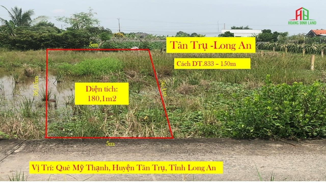 Hạ giá bán gấp lô đất thổ cư 780 triệu cách ĐT.833B 150m trong tháng 5 - Ảnh 1