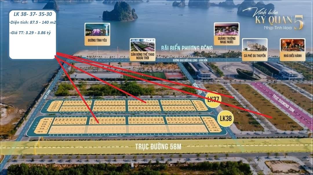 Bán nhanh đất nền 87,5 m2 tại Xã Đông Xá - Vân Đồn - Quảng Ninh, giá 3,29 tỷ