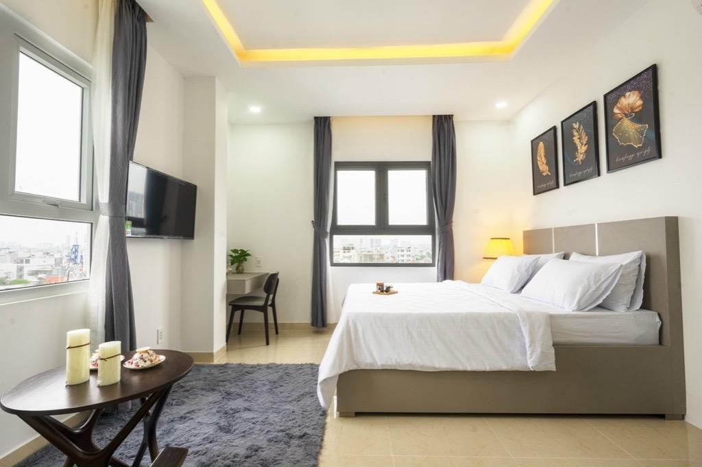 Cần cho thuê gấp căn chung cư 1 phòng ngủ, 30 m2 tại Đường Khánh Hội - 4, giá 4,7 tr/tháng