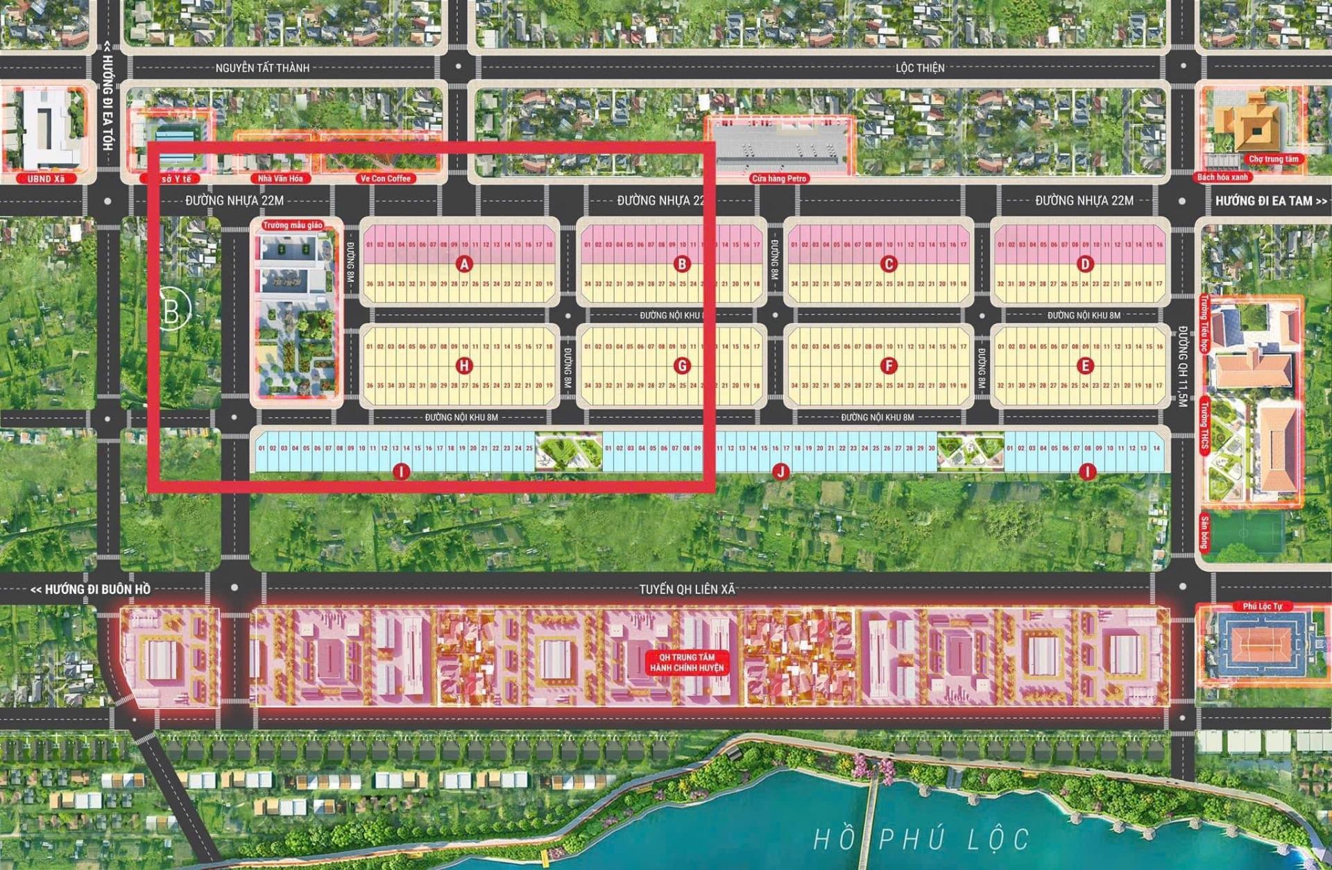 Cần bán gấp lô đất sổ riêng 132 m2, hướng Đông-Bắc tại Phú Lộc - Krông Năng - Đắk Lắk, giá rẻ - Ảnh 1