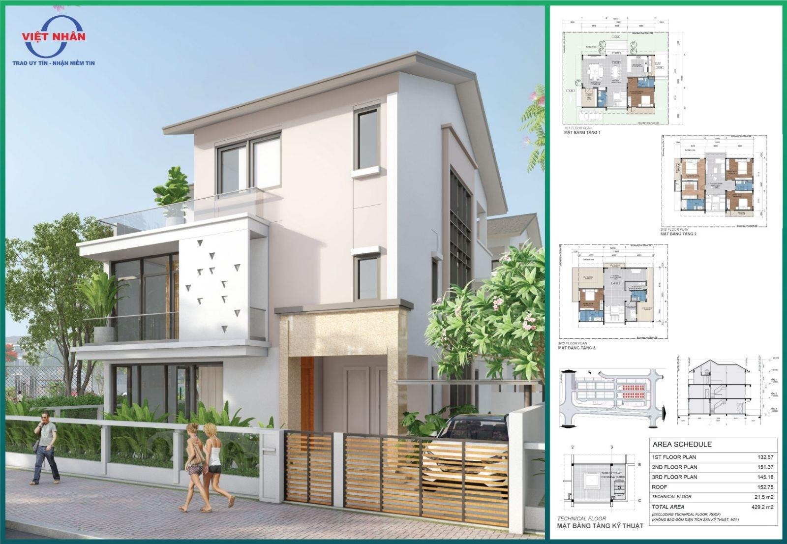 Chuyển nhượng nhà biệt thự 331 m2, giá 16,1 tỷ tại Xã Tân Dương - Thủy Nguyên - Hải Phòng