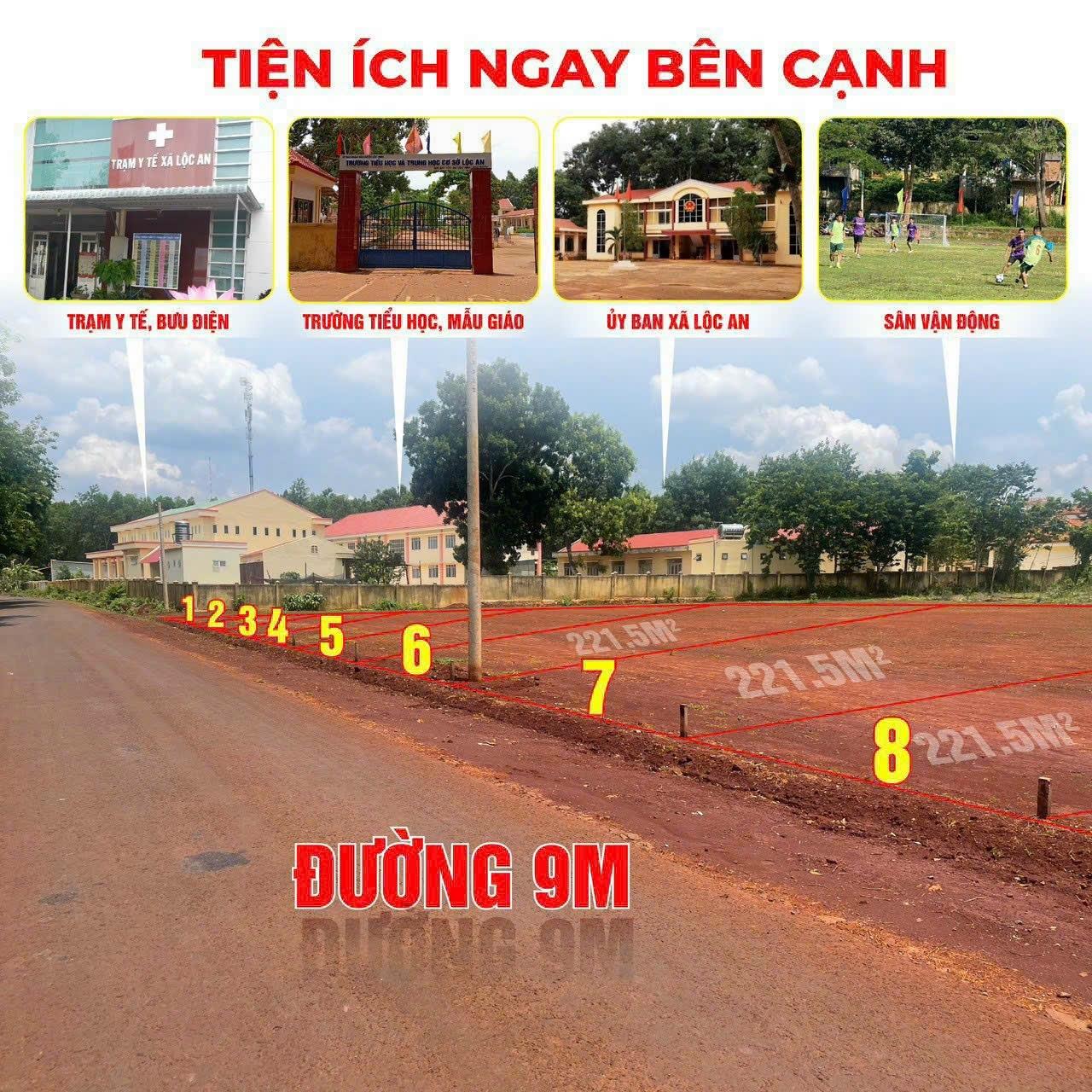 Cần bán ngay lô đất nền 200 m2, hướng Đông-Nam tại Lộc Ninh - Bình Phước, giá 320 triệu