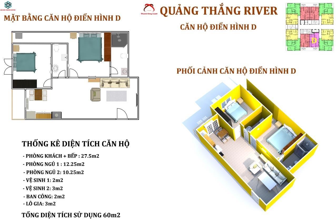 Chuyển nhượng căn chung cư 58 m2, giá 852,6 triệu tại Đường CSEDP - Thanh Hóa - Thanh Hóa