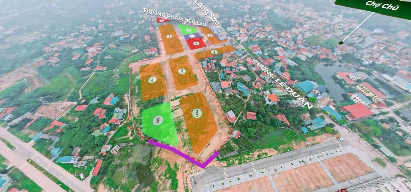 Cần bán gấp đất dự án 100 m2 tại Thị trấn Chũ - Lục Ngạn - Bắc Giang, giá 2,3 tỷ