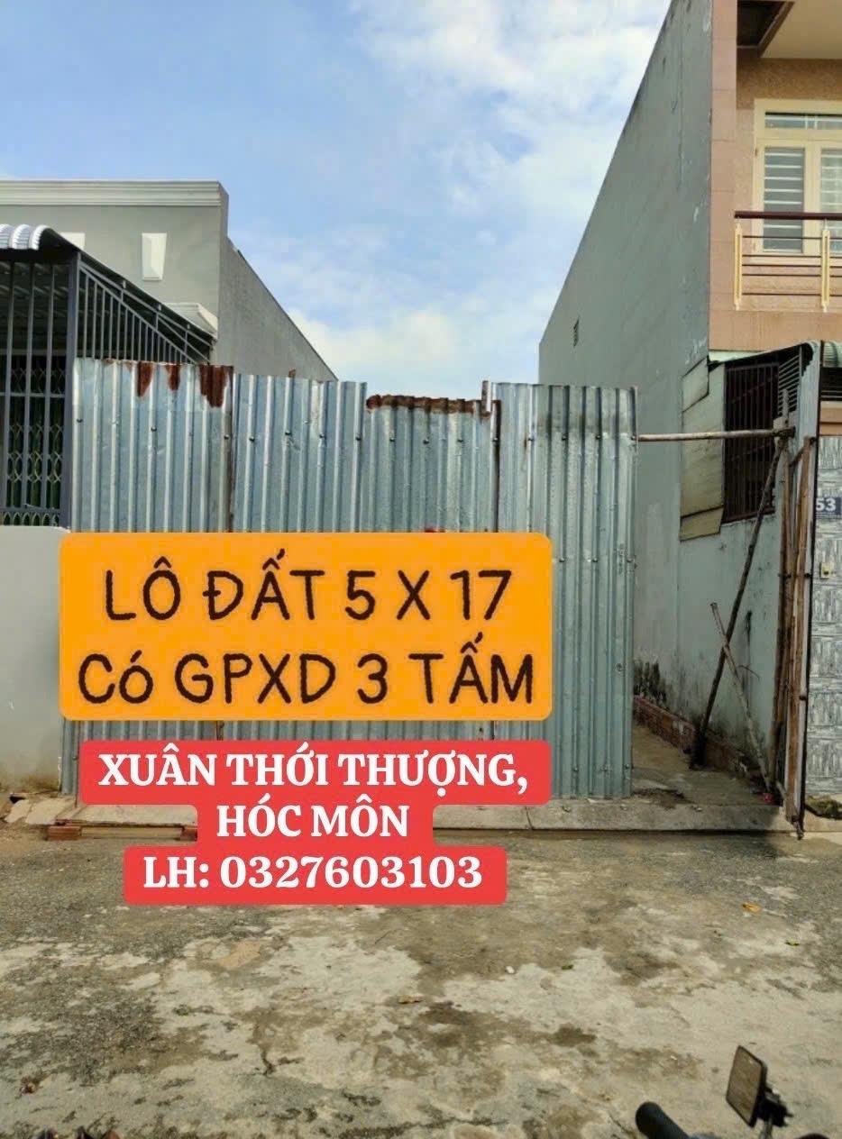 Bán đất nền 70 m2, hướng Nam tại Xuân Thới Thượng - Hóc Môn - TP Hồ Chí Minh, giá 2,45 tỷ