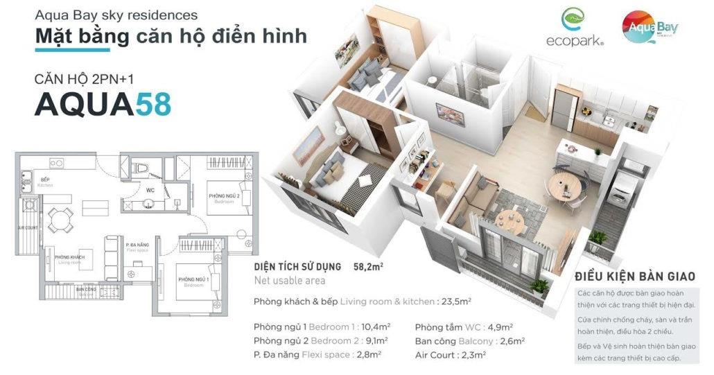 Sở hữu căn hộ chung cư 58 m2, giá 2,7 tỷ tại Đường Trúc - Xuân Quan - Văn Giang - Hưng Yên