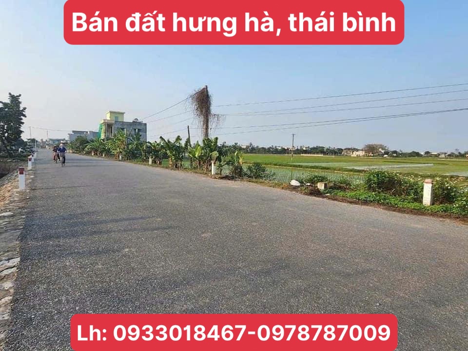 Bán đất thị trấn hưng hà, thái bình 500m2-18,5tr/m2-0933 018 467-0978 787 009 