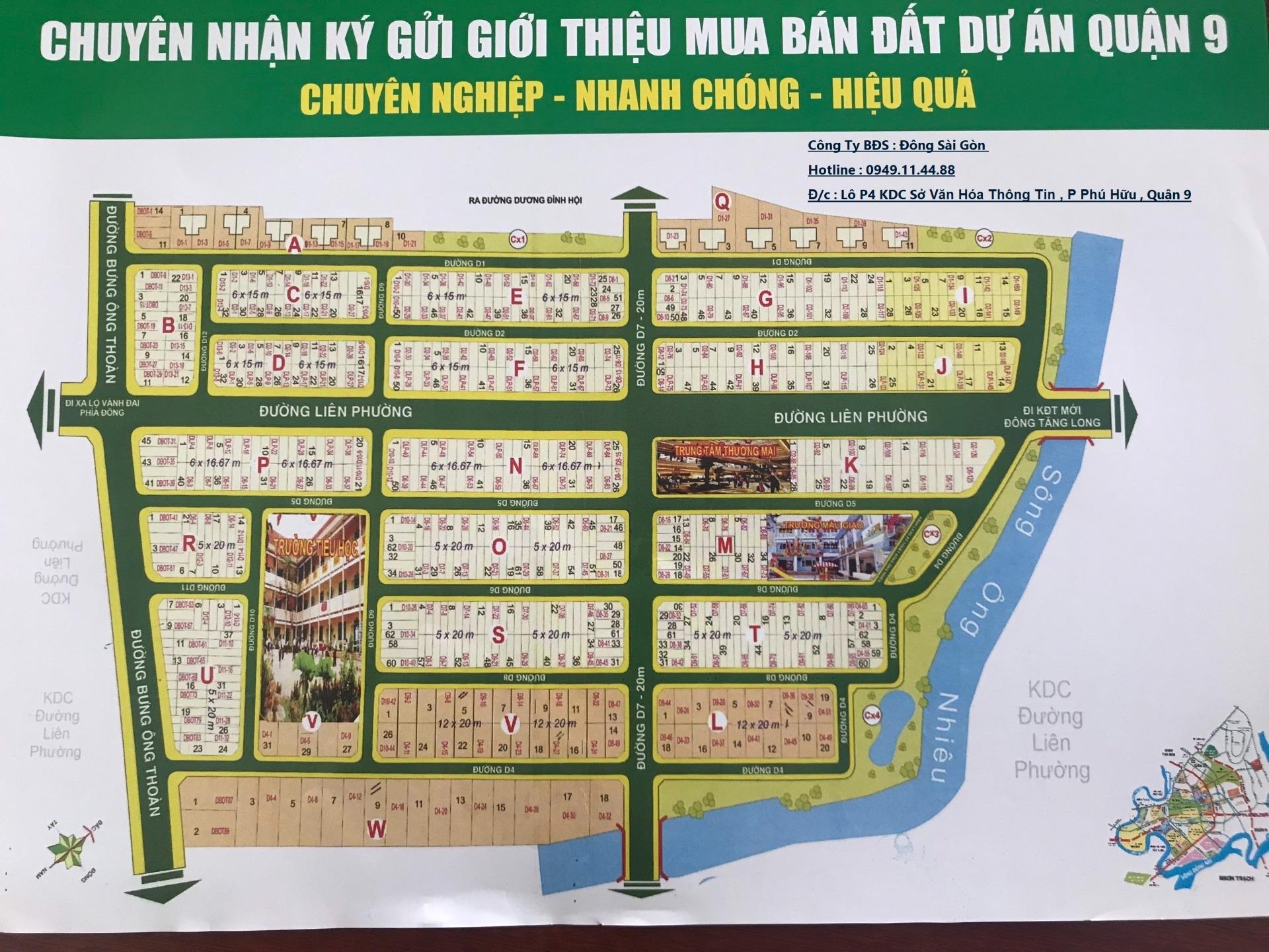 Cần bán gấp bán nhanh đất dự án 90 m2, mặt tiền 5m tại 9 - TP Hồ Chí Minh, giá 5,9 tỷ