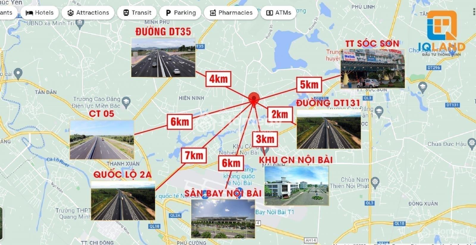 Sở hữu ngay lô đất 176 m2, hướng Đông tại Xã Quang Tiến - Sóc Sơn - Hà Nội, giá tốt