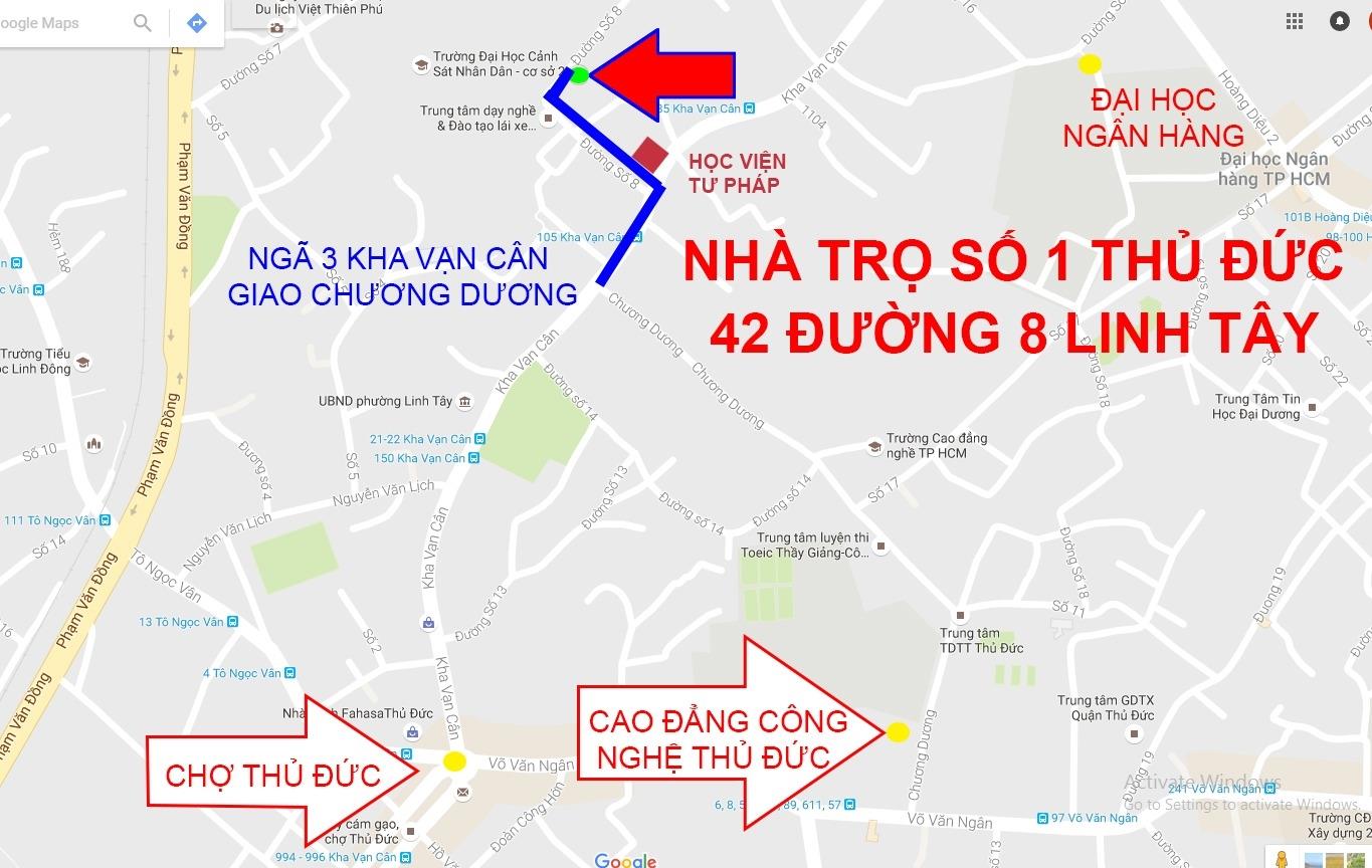 Cần cho thuê nhà trọ, phòng trọ 18 m2 tại Đường Số 8 - Linh Tây - Thủ Đức, giá 2,2 tr/tháng