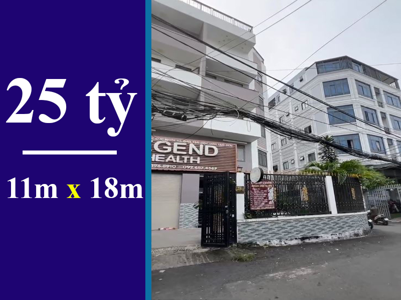 BÁN NHÀ 3 LẦU MẶT TIỀN ĐƯỜNG SỐ 45 TÂN QUY, QUẬN 7. DT: 11 X 18M