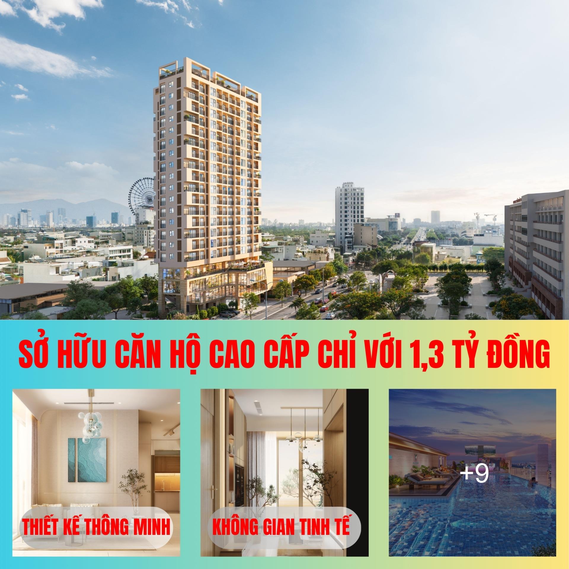 Bán nhanh căn hộ 76 m2, giá 4.38 tỷ tại Đường Xô Viết Nghệ Tĩnh - Hải Châu - Đà Nẵng