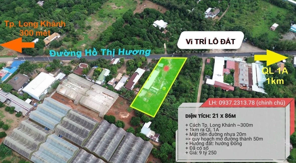 Cần bán gấp bán nhanh miếng đất 1542 m2, hướng Đông tại Xuân Lộc - Đồng Nai, giá 9.25 tỷ