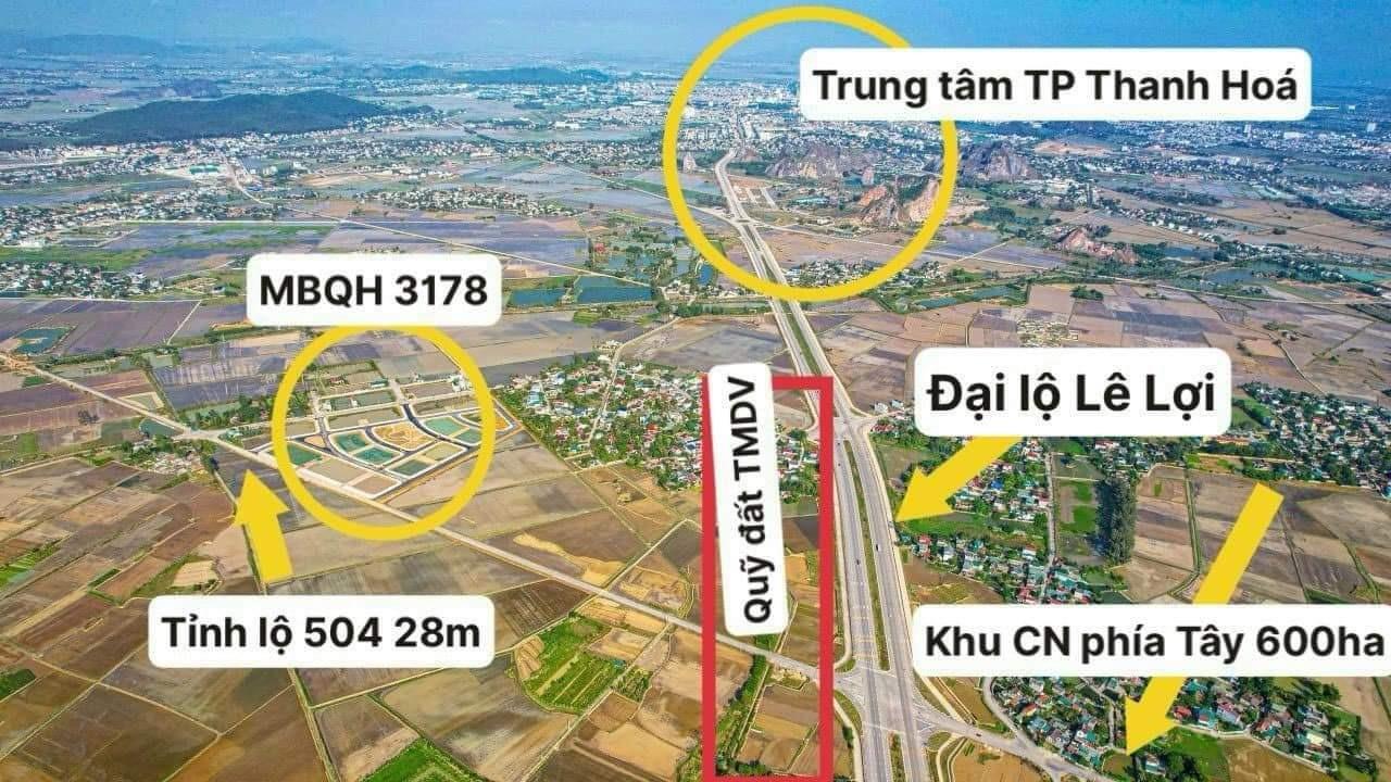 Bán nền đất 100 m2 tại Đường Quốc lộ 47 - Đông Văn - Đông Sơn - Thanh Hóa, giá 1.25 tỷ