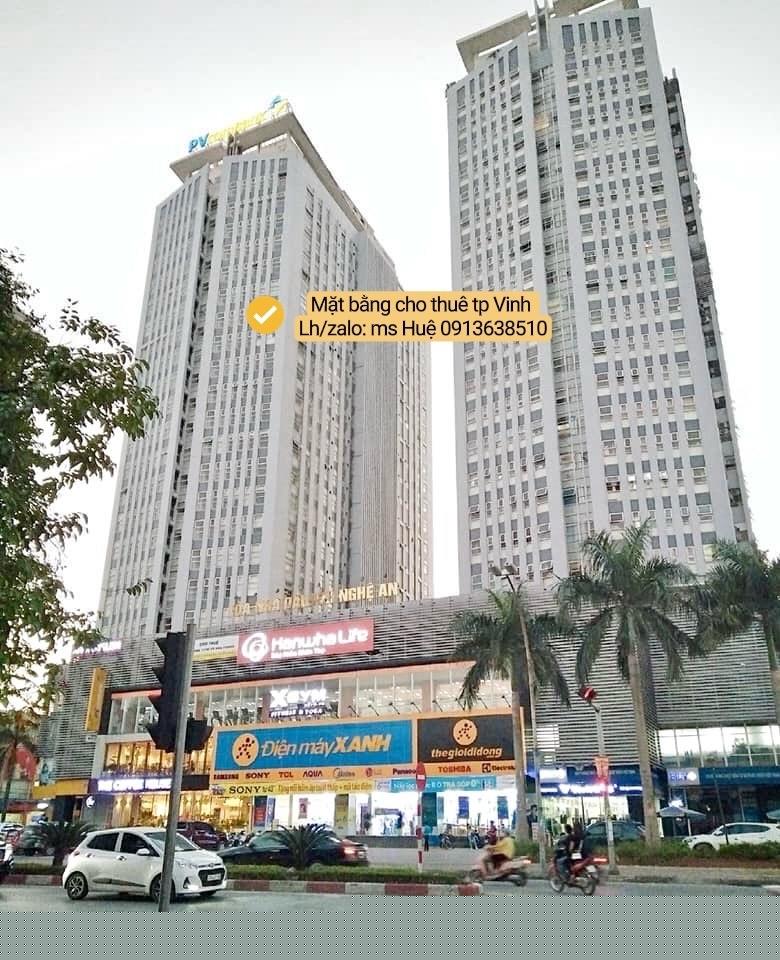 Cho thuê văn phòng và mặt bằng kinh doanh trung tâm TP Vinh, vị trí đắc địa bậc nhất Thành Vinh