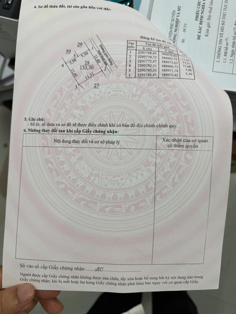 Sở hữu lô đất nền 140 m2 tại Xã Tân Dân - Phú Xuyên - Hà Nội, giá 4 tỷ