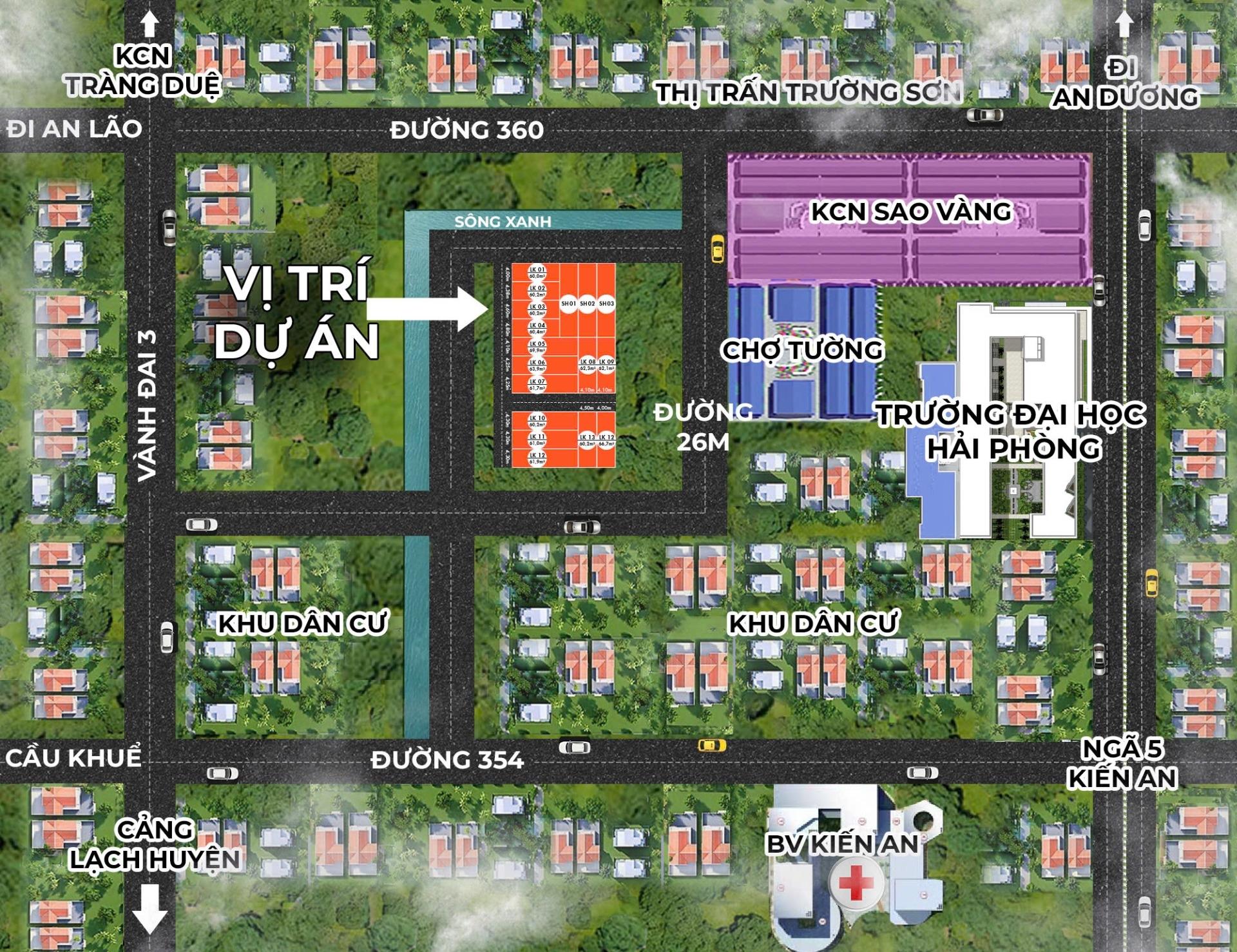 Sở hữu nền đất 60 m2 tại Đường 10 - An Thái - An Lão - Hải Phòng, giá 600 triệu