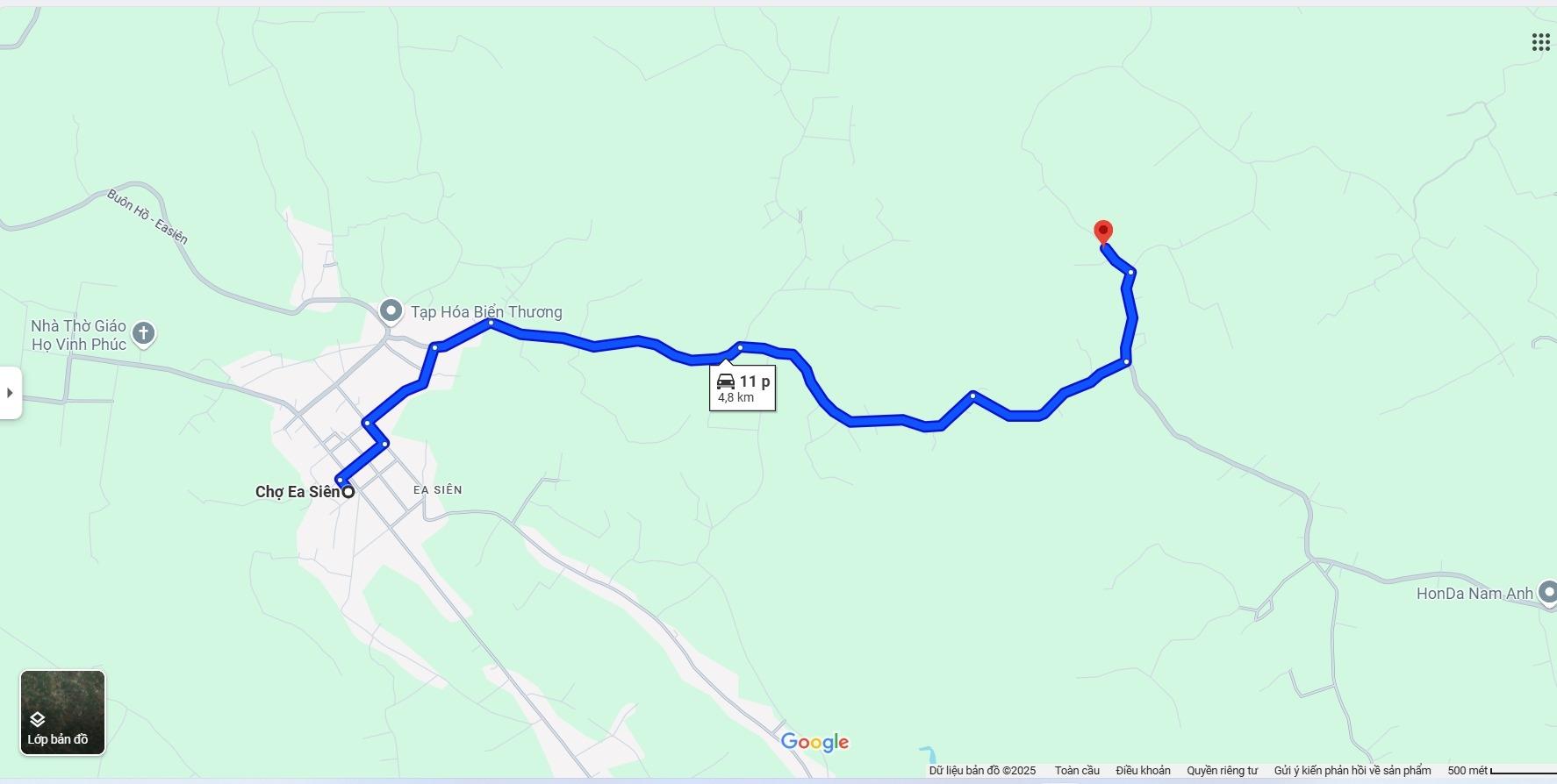 Sở hữu ngay lô đất 1543 m2 tại Xã Bình Thuận - Buôn Hồ - Đắk Lắk, giá 125 tr - Ảnh 1