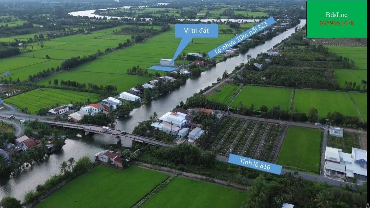 Cần bán lô đất 208 m2 tại Xã Bình Hòa Bắc - Đức Huệ - Long An, giá 980 tr