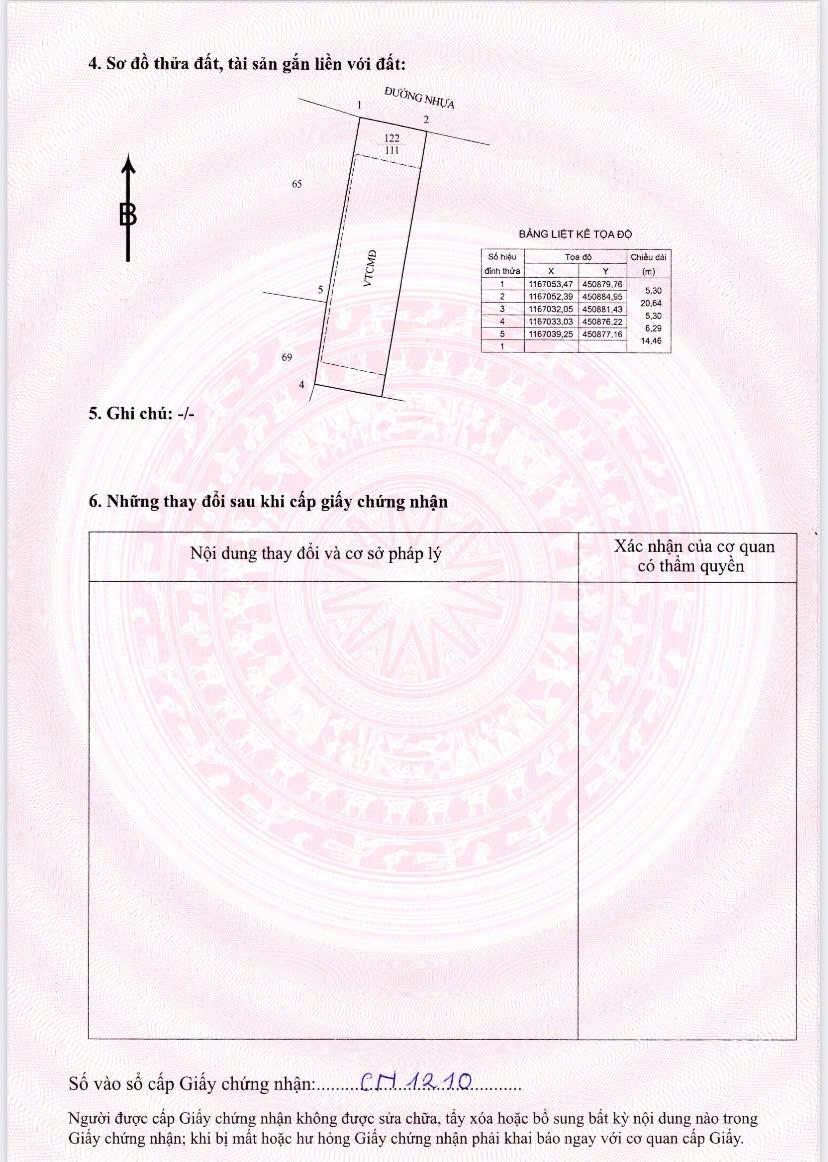 Sở hữu nền đất 110 m2 tại Xã Phước Long Thọ - Đất Đỏ - Bà Rịa Vũng Tàu, giá 680 triệu