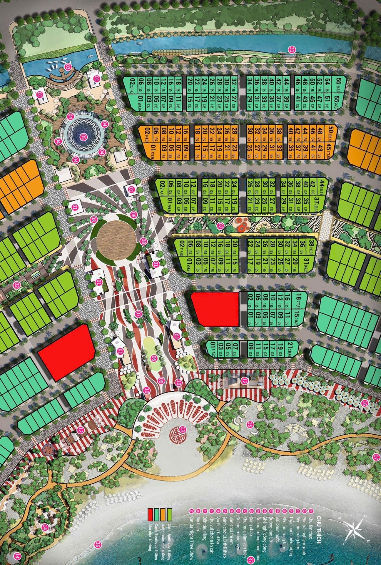 Sở hữu ngay nhà phố - shophouse 135 m2, giá 16,4 tỷ tại Đường 1/4 - Cát Bà - Cát Hải - Hải Phòng