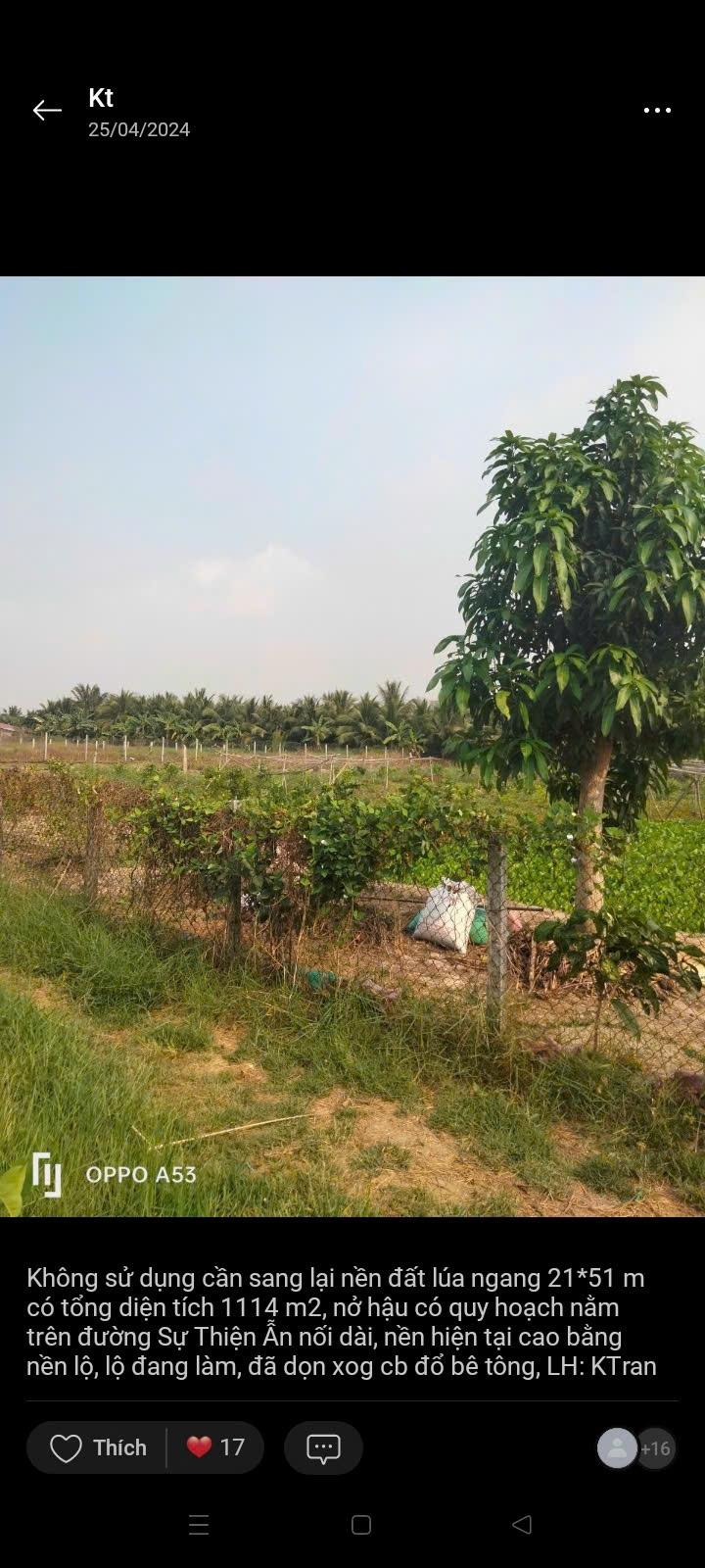 Sở hữu đất 1000 m2, hướng Bắc tại Phường Vĩnh Hiệp - Rạch Giá - Kiên Giang, giá 2,4 tỷ