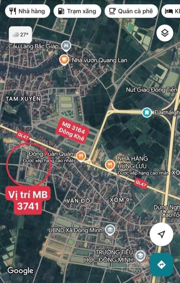 Chuyển nhượng mảnh đất 120 m2, mặt tiền 6m tại Đông Minh - Đông Sơn - Thanh Hóa, giá 790 tr