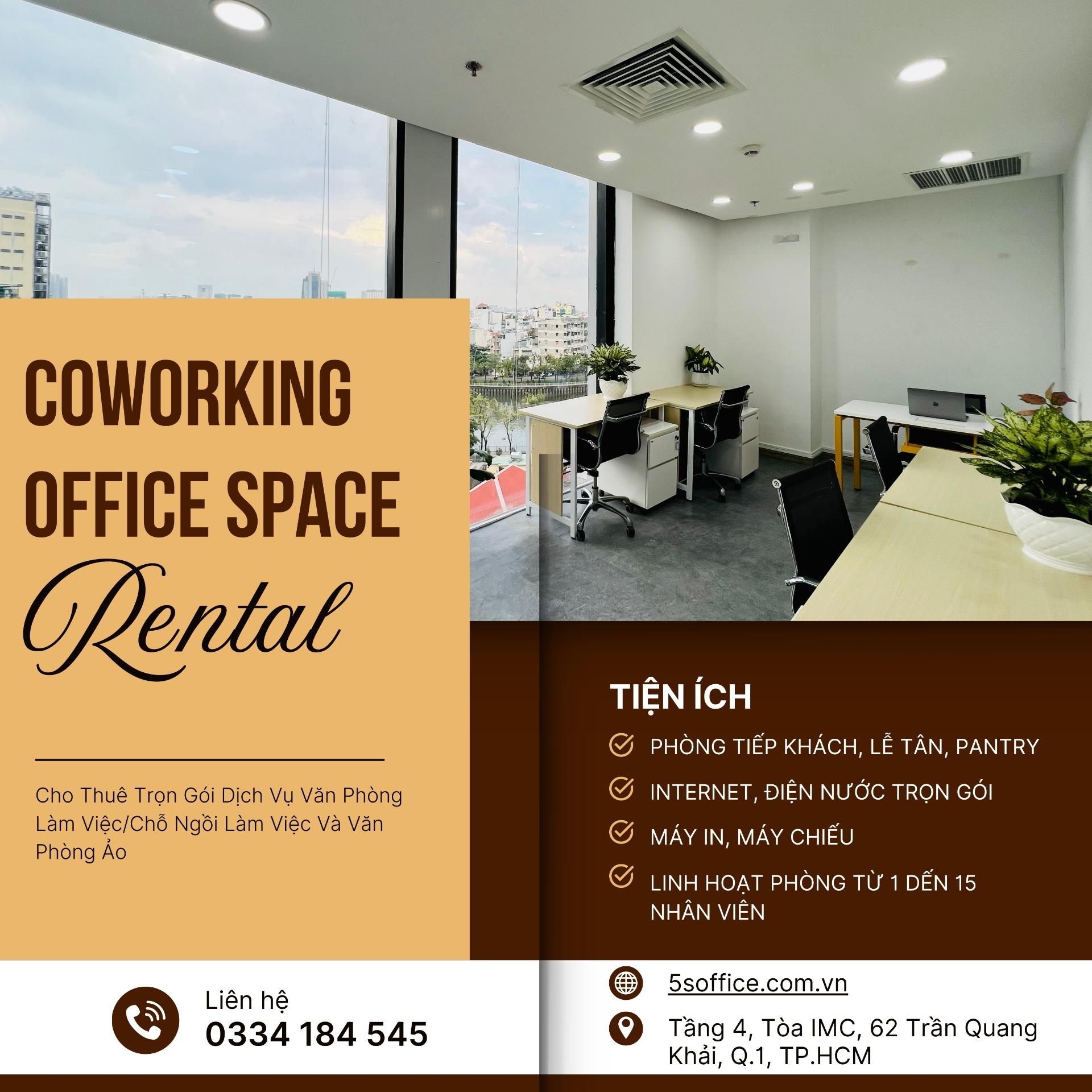 Văn phòng ảo-Chỗ ngồi làm việc - Văn phòng đại diện Tại Quận 1