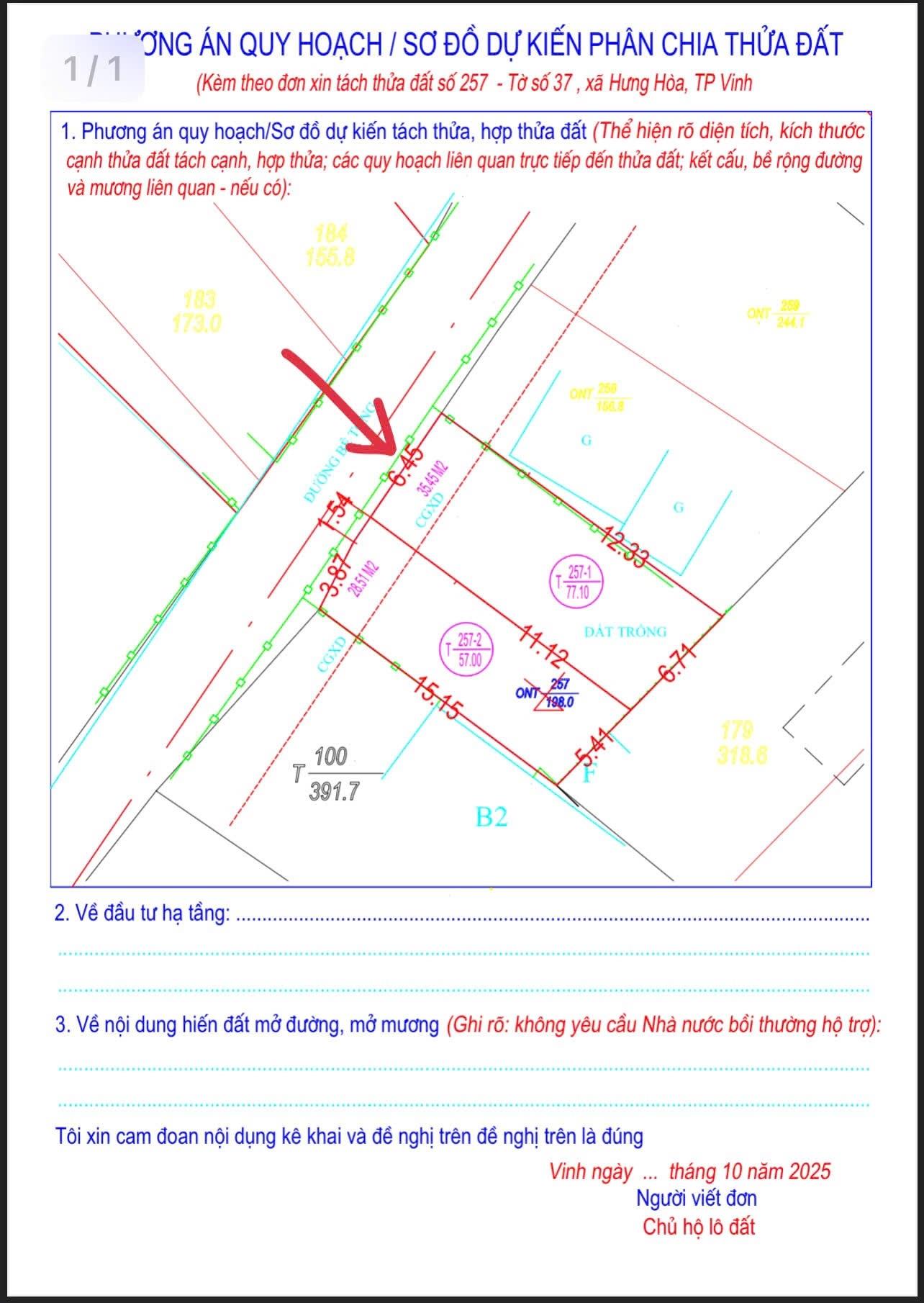 Chuyển nhượng lô đất nền 113 m2, hướng Tây-Bắc tại Xã Hưng Hòa - Vinh - Nghệ An, giá 2,35 tỷ