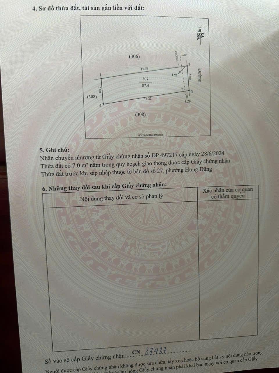 Chuyển nhượng lô đất nền 88 m2, hướng Đông tại Hưng Dũng - Vinh - Nghệ An, giá 3,95 tỷ