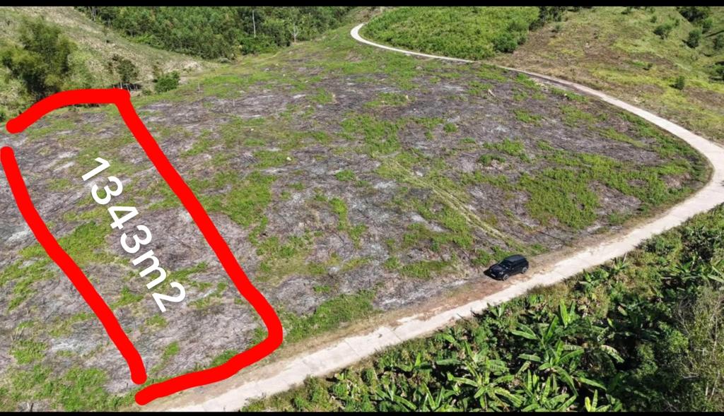 Cần bán ngay miếng đất 1343 m2, mặt tiền 12m tại Khánh Vĩnh - Khánh Hòa, giá 550 tr