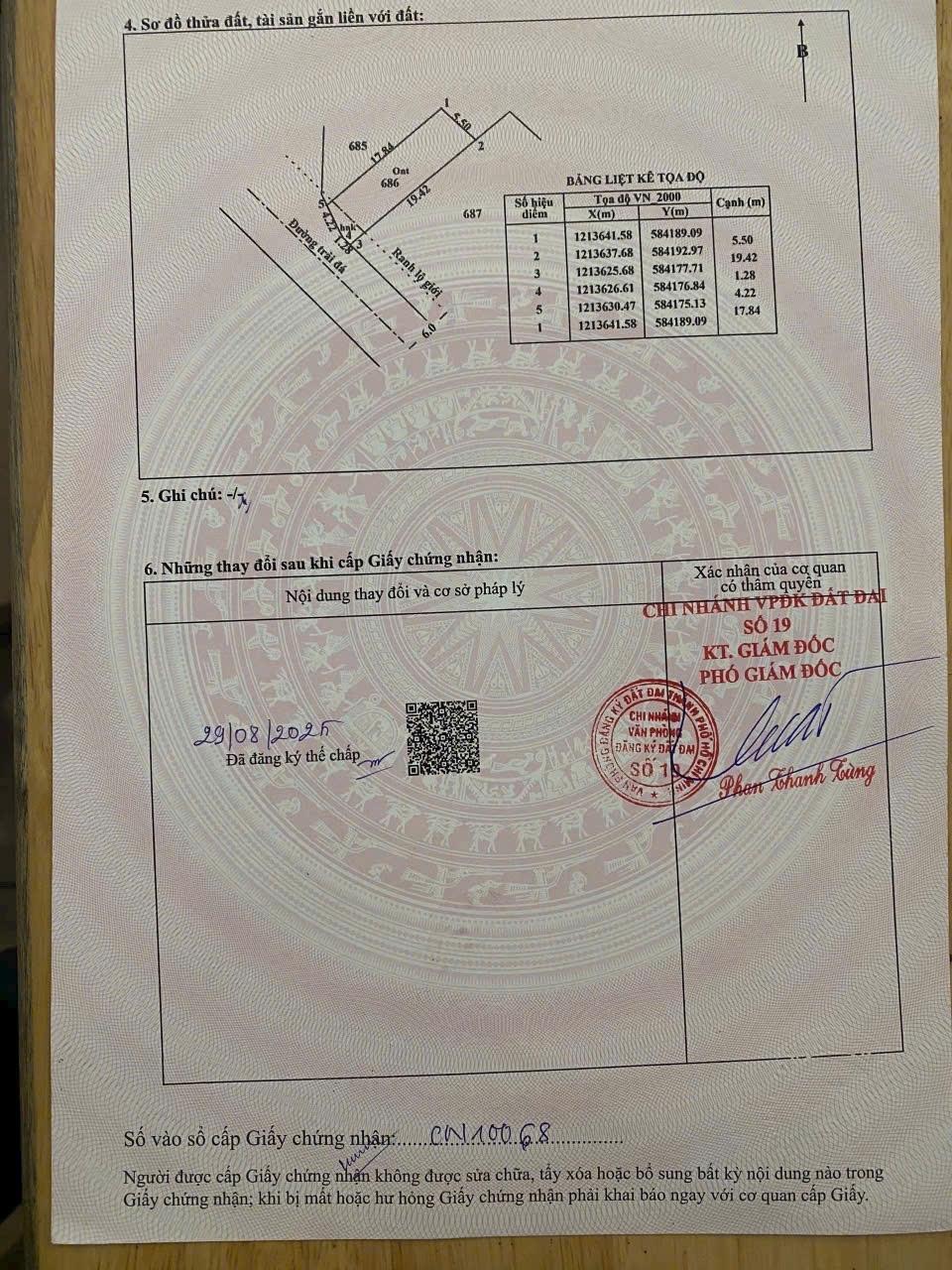 Cần bán gấp bán nhanh đất nền 101 m2 tại Xã Phước Vĩnh An - Củ Chi - TP Hồ Chí Minh, giá 1,65 tỷ