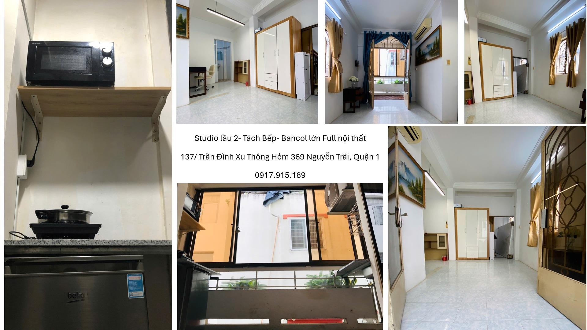 Cần cho thuê gấp phòng trọ 35 m2 tại Đường Trần Đình Xu - Quận 1, giá 5,5 tr/tháng