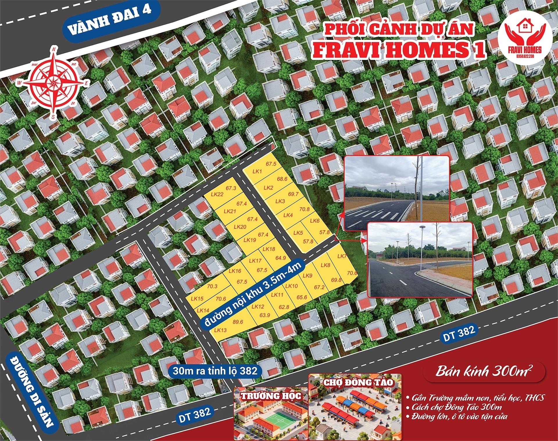 Bán lô đất nền 67 m2, hướng Đông-Nam tại Xã Đông Tảo - Khoái Châu - Hưng Yên, giá 2,14 tỷ