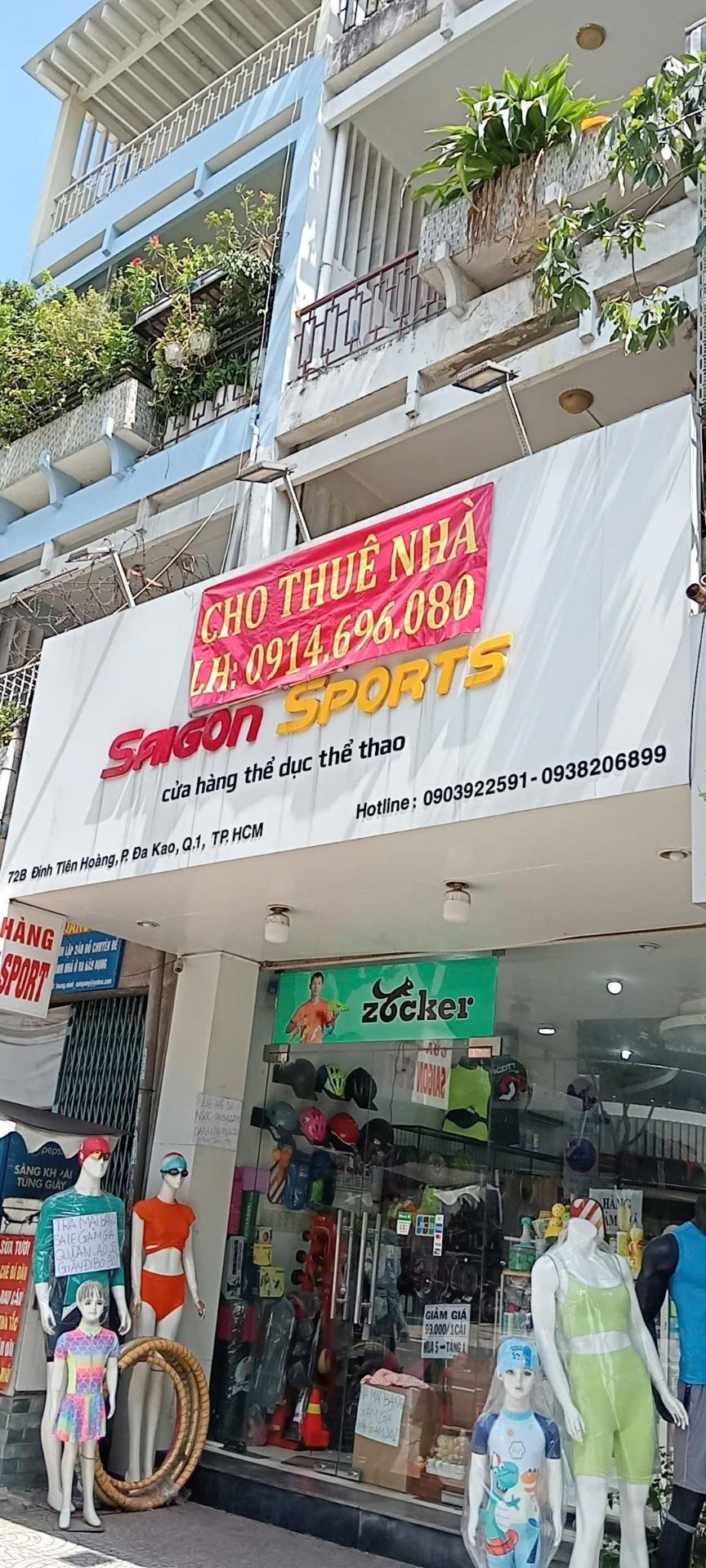 Cần cho thuê căn nhà mặt phố tại Đường Đinh Tiên Hoàng - Quận 1, 100 m2, giá 45 tr/tháng