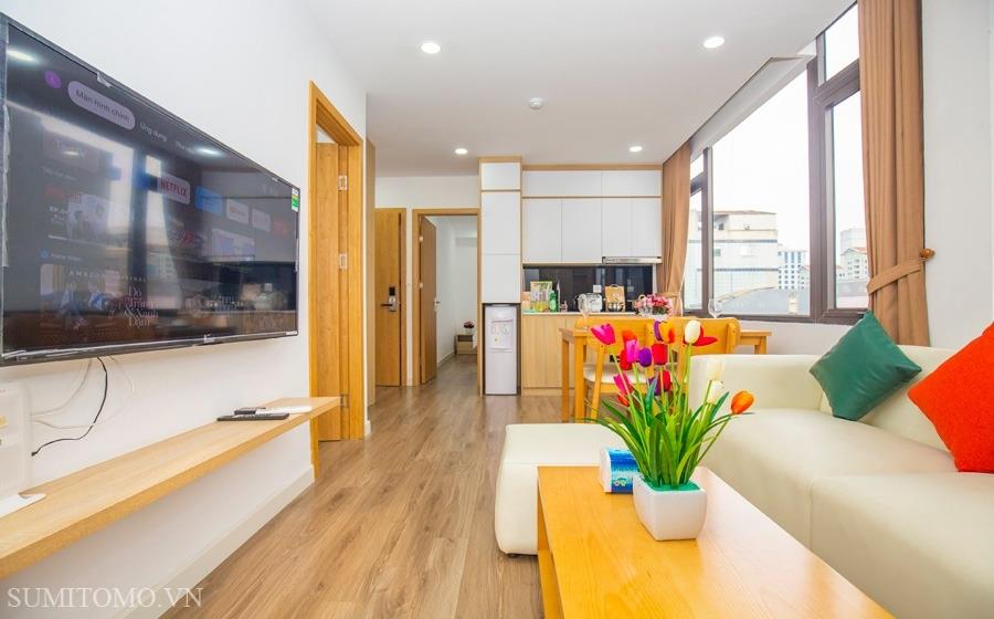 Cần cho thuê chung cư 85 m2 tại Phố Linh Lang - Cống Vị - Ba Đình - Hà Nội, giá 26 tr/tháng