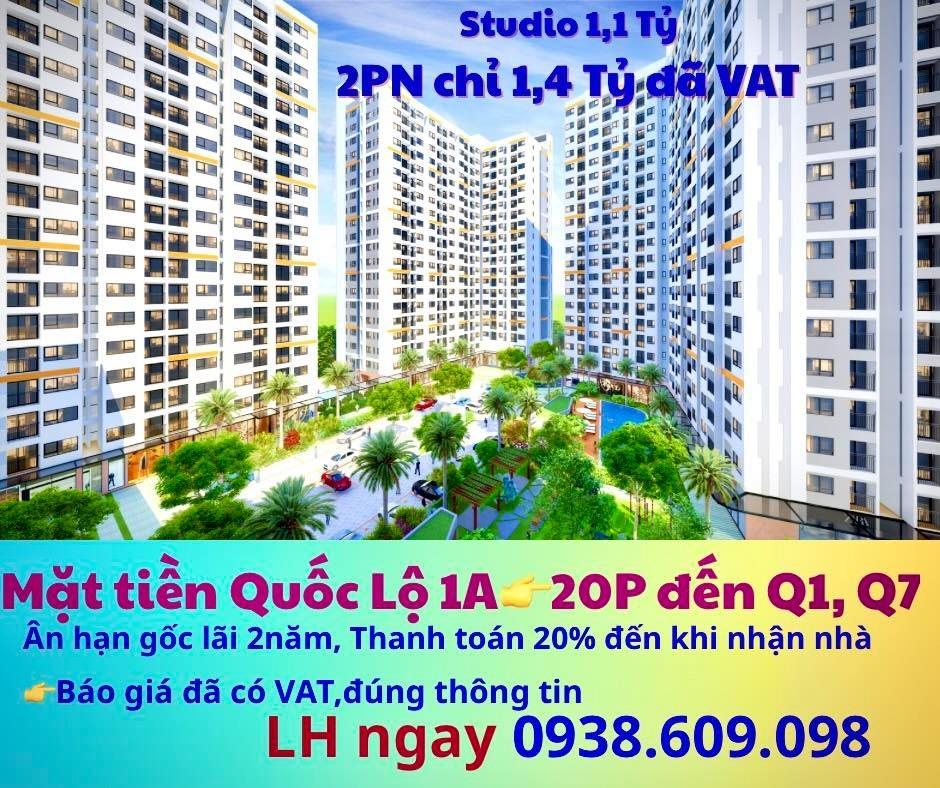 Sở hữu ngay chung cư 49,15999984741211 m2, giá 1,5E-05 triệu tại Bến Lức - Long An