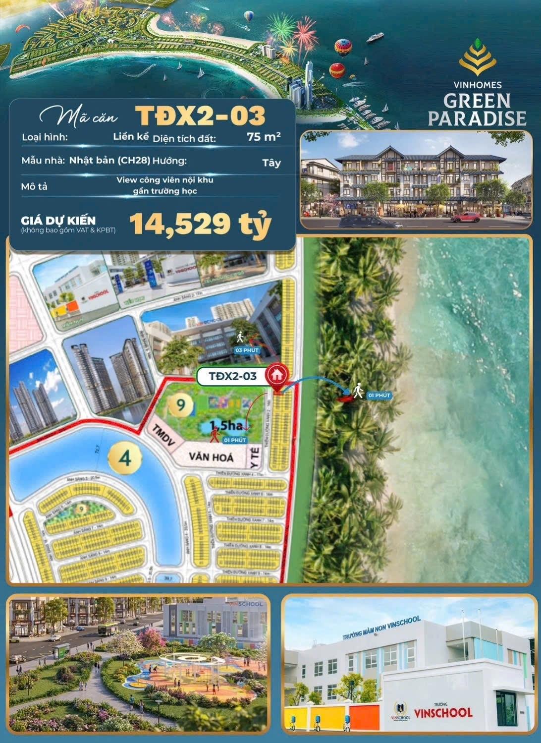 Cần bán biệt thự siêu đẹp 75 m2, giá 14,53 tỷ tại Phường Cần Thạnh - Cần Giờ - TP Hồ Chí Minh